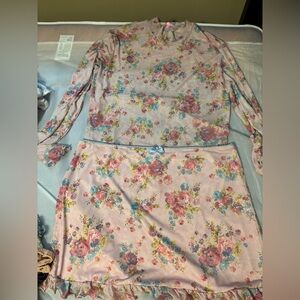 Dolls Kill Sugar Thrillz Pastel Floral Top